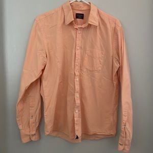 UNTUCKit Medium Cotton Peach Button Down Men’s Shirt